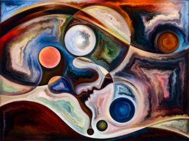 Doku serisi ilişkilerde. İnsanların yüzleri, renkler, Organik dokular, iç dünya, aşk, ilişkiler, ruh ve doğa konusundaki tasarımlar tamamlayacak eğrileri akan zemin