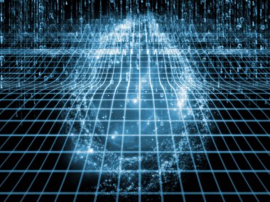 Matematik evren serisi. Basamak ve öğeleri konu alan matematik, bilim, eğitim ve modern teknoloji