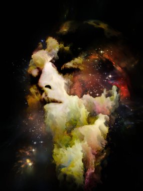 Benim şeytan melek kadın serisi. Kadın doğası, iç dünya ve insanlık dramı konu gerçeküstü elemanları ile genç bir kadın portresi.