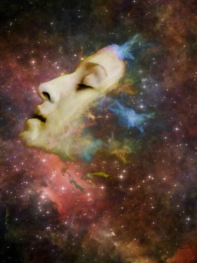 Benim şeytan melek kadın serisi. Kadın doğası, iç dünya ve insanlık dramı konu gerçeküstü elemanları ile genç bir kadın portresi.