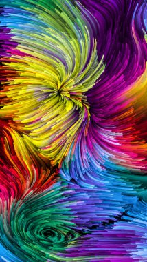 Color In Motion serisi. Sıvı boya deseninden oluşan arkaplan tasarım, yaratıcılık ve hayal gücü projelerinde ekran ve cihazlar için duvar kağıdı olarak kullanılmak üzere uygun