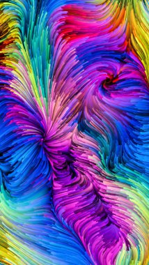 Hareket içinde renk serisi. Sıvı boya desen için zemin tasarımı tasarım, yaratıcılık ve hayal gücü ekranlar ve mobil cihazlar için duvar kağıdı olarak kullanmak için çalışır