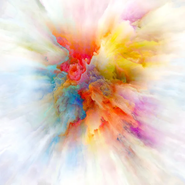Σειρά Χρωματικών Συναισθημάτων Αφηρημένος Σχεδιασμός Από Χρωματική Έκρηξη Στο Θέμα — Φωτογραφία Αρχείου