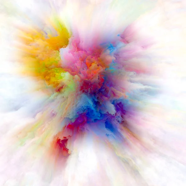 Serie Color Emotion Design Composto Esplosione Colore Come Metafora Tema — Foto Stock