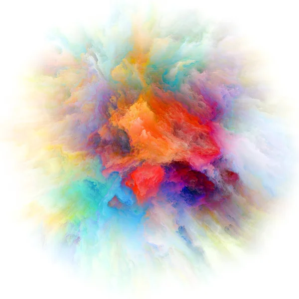 Color Emotion Series Abstract Design Made Color Explosion Subject Imagination — Stock Photo, Image