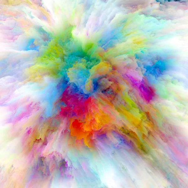 Série Color Emotion Fond Visuellement Attrayant Fait Explosion Couleur Adapté — Photo