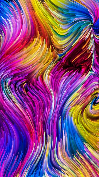 Kleur Motion Serie Ontwerp Van Achtergrond Van Vloeibare Verf Patroon — Stockfoto