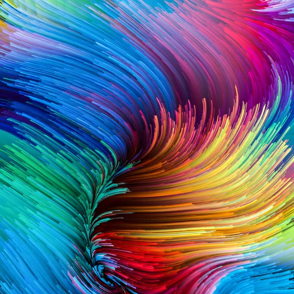 Color Motion Series Background Composition Liquid Paint Pattern Subject Design — Stock Photo, Image