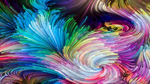 Серия Color Motion Графический Состав Жидкой Краски Узор Предмета Дизайна — стоковое фото
