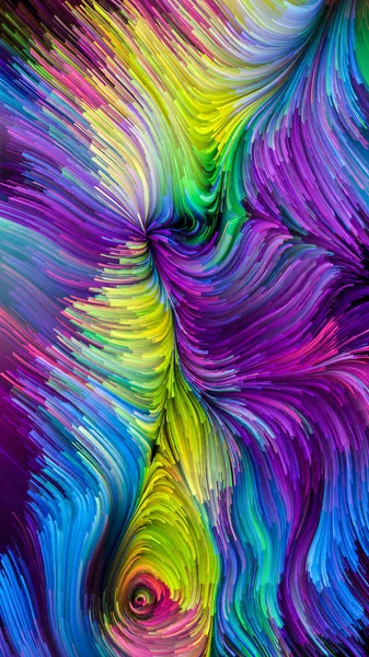 Serie Color Movimiento Composición Patrón Pintura Líquida Adecuada Como Telón — Foto de Stock