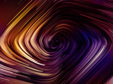 Sıvı renkli serisi. Yaratıcılık, sanat ve tasarım konusunda çok renkli boya çizgiler bileşimi