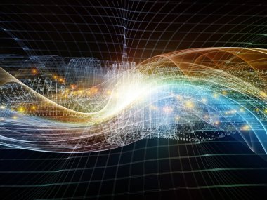 Numara serileri teknoloji. Görsel kompozisyon basamak, Izgaralar ve ışıklar için hoş teknoloji, bilim ve bilgisayar bilgilerin dünya üzerinde çalışır