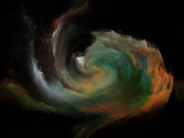 Akışı serisi renk. Tasarım projeleri için fon olarak hizmet etmek için dijital boya Streams yapılan müzik, yaratıcılık, hayal gücü, sanat ve tasarım ile ilgili