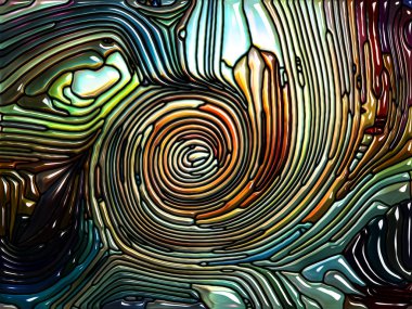 Hayaller dizisi. Renkli tasarım, yaratıcılık, sanat ve hayal gücü projeleriyle kullanılacak renk parçalarının lekeli cam desenlerinden oluşan soyut bir arkaplan