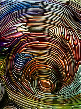 Cam serisi hayalleri. Tasarım projeleri için fon olarak hizmet etmek için renk parçaları vitray paterni yapılan renkli tasarım, yaratıcılık, sanat ve hayal gücü ile ilgili