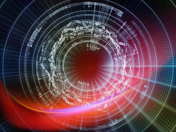 Technologie Řady Čísel Uspořádání Číslic Mřížek Kontrolky Téma Technologií Vědy — Stock fotografie