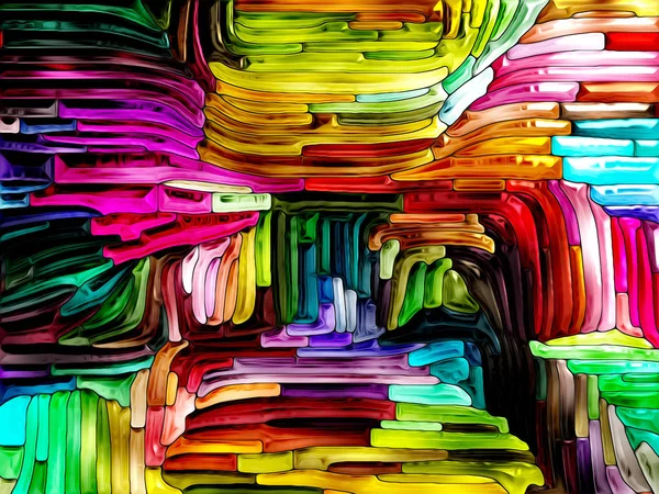 Serie Liquid Color Sfondo Composto Strisce Vernice Multicolore Adatto Uso — Foto Stock