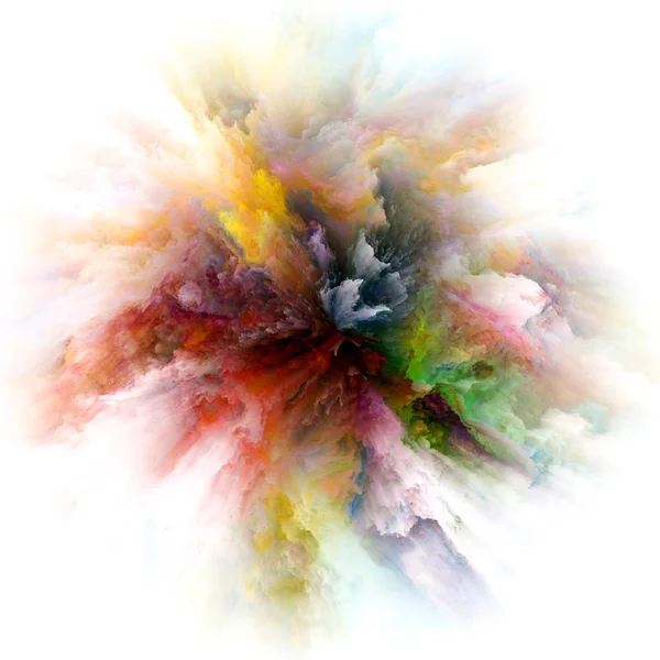 Farbemotionsreihen Abstrakte Anordnung Der Farbexplosion Als Hintergrund Für Projekte Über — Stockfoto
