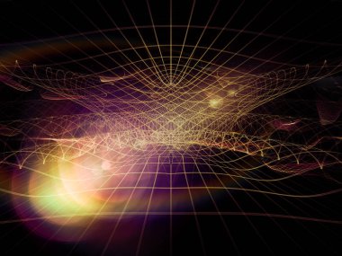 Dijital Rüyalar serisi. Bilim, eğitim, bilgisayarlar ve modern teknoloji konularında sanal görselleştirme bileşenlerine sahip teknoloji arkaplanı