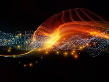 Numara serileri teknoloji. Görsel olarak çekici zemin basamak, Izgaralar ve ışıklar düzenleri teknoloji, bilim ve bilgisayar bilgi dünyasına uygun yapılmış