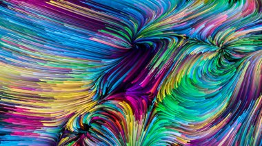 Hareket içinde renk serisi. Görsel olarak çekici zemin akan boya desen tasarım, yaratıcılık ve hayal gücü ekranlar ve mobil cihazlar için duvar kağıdı olarak kullanmak için düzenleri için yapılmış