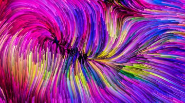 Hareket içinde renk serisi. Akan boya desen tasarım, yaratıcılık ve hayal gücü ekranlar ve mobil cihazlar için duvar kağıdı olarak kullanmak için projelerde için uygun bir zemin olarak kompozisyonu