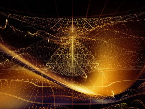Цифровые Мечты Взаимодействие Технологического Фона Компонентами Виртуальной Визуализации Тему Науки — стоковое фото