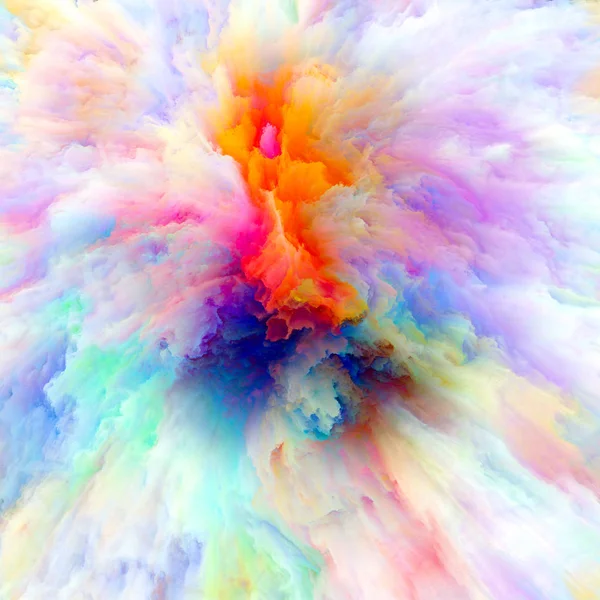 Série Color Emotion Composition Explosion Des Couleurs Sujet Imagination Créativité — Photo