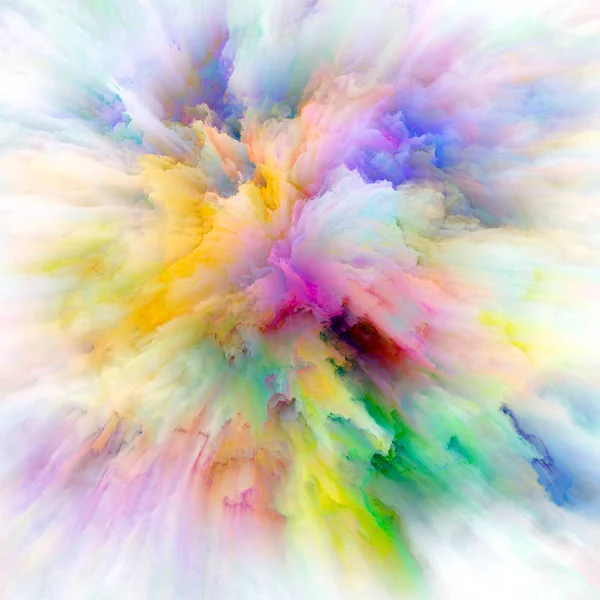 Цветные Эмоции Абстрактная Расстановка Цветов Подходит Проектов Воображению Творчеству Дизайну — стоковое фото