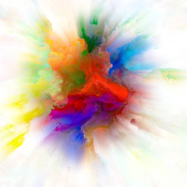 Farbemotionsreihen Hintergrund Der Farbexplosion Zum Thema Fantasie Kreativität Kunst Und — Stockfoto