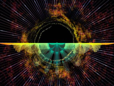 Dalga fonksiyonu serisi. Renkli sinüs titreşimlerin tasarlamak zemin, ışık ve fraktal elemanları inşaat üstünde ses ekolayzer, için müzik spektrum ve kuantum olasılık