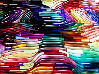 Sıvı renkli serisi. Renkli cam desen yaratıcılık, sanat ve tasarım konusunda yapılmış soyut tasarım