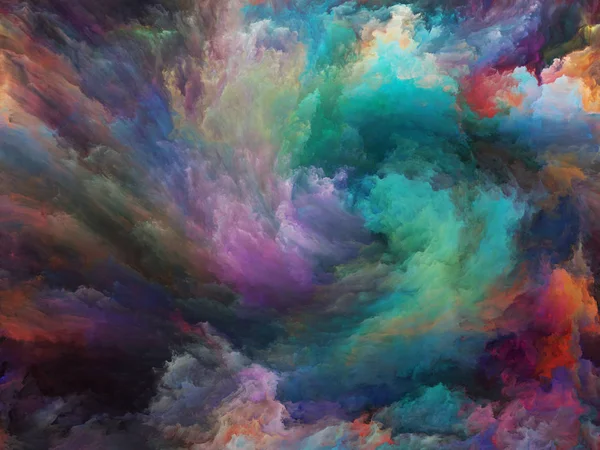 Abstracte Kleur Serie Ontwerp Van Achtergrond Van Kleurrijke Verf Beweging — Stockfoto