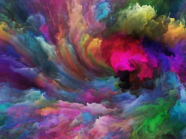 Abstracte Kleur Serie Ontwerp Van Achtergrond Van Kleurrijke Verf Beweging — Stockfoto