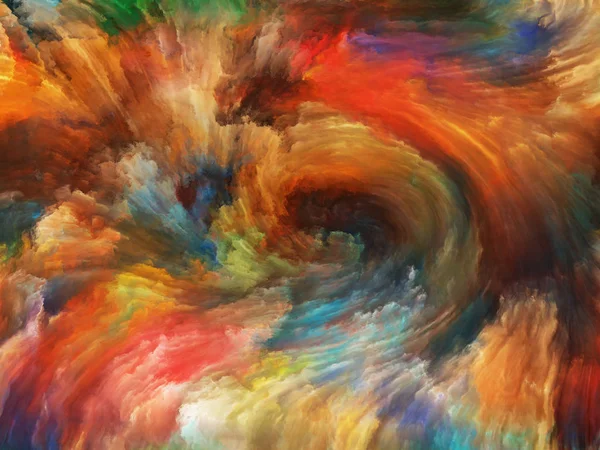 Vortex Twist Swirl Series Composition Couleur Mouvement Sur Toile Pour — Photo