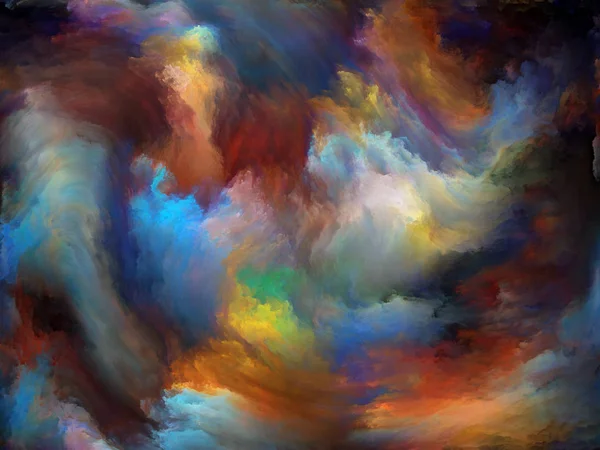 Abstract Background Series Creative Arrangement Color Movement Canvas Concept Metaphor — Stock Photo, Image