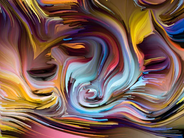 Série Liquid Color Conception Abstraite Faite Séries Peintures Multicolores Sur — Photo