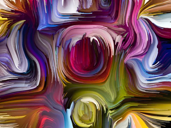 Liquid Color Serien Konstnärlig Abstraktion Som Består Flera Färger Färg — Stockfoto