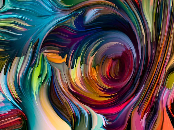 Série Liquid Color Composition Séries Peintures Multicolores Appropriées Comme Toile — Photo
