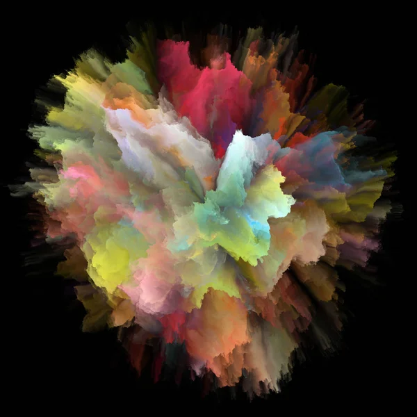 Цветные Эмоции Дизайн Цветной Вспышки Всплеск Взрыва Служить Фоном Проектов — стоковое фото