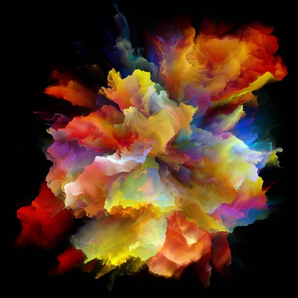 Färg Känslor Serien Bakgrund Design Färgexplosion Burst Splash För Illustrationer — Stockfoto