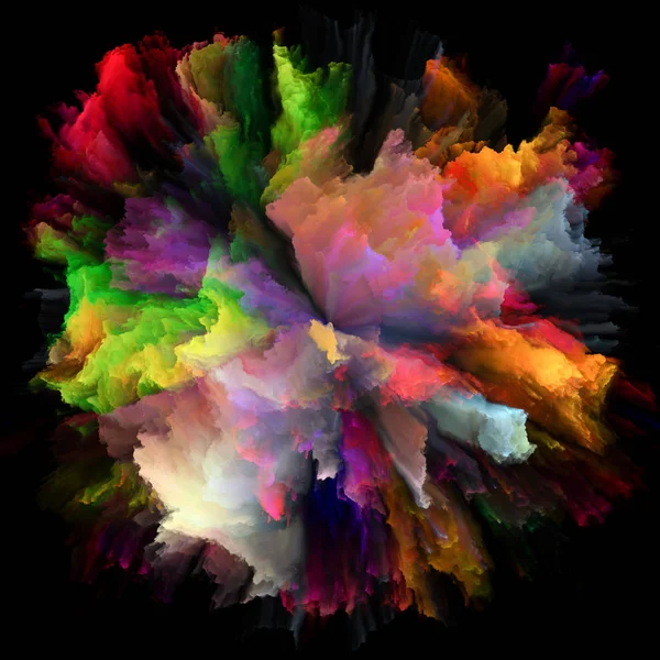 Farbemotionsreihen Abstrakte Komposition Von Color Burst Splash Explosion Für Projekte — Stockfoto