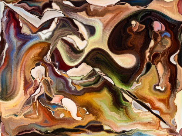 Serie Textura Interior Composición Figura Humana Colores Texturas Orgánicas Curvas —  Fotos de Stock