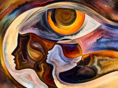 Doku serisi ilişkilerde. Görsel kompozisyon insanların yüzleri, renkler, Organik dokular hoş, eğriler konuları iç dünya, aşk, ilişkiler, ruh ve doğa için akan