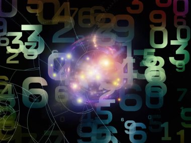 Matematik gerçeklik serisi. Sayılar, ışıklar ve Fraktal desenleri konu, matematik, eğitim ve bilim