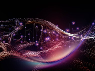 Dijital rüyalar serisi. Teknolojik altyapı sanal görselleştirme bileşenleri konuda bilim, eğitim, bilgisayar ve modern teknoloji ile etkileşimi