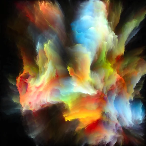 Kolor Serii Emocji Kompozycja Kolorów Wybuchu Służyć Jako Tło Dla — Zdjęcie stockowe