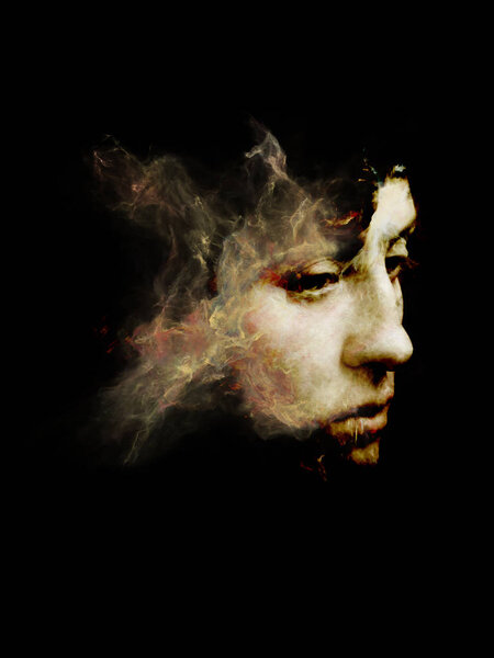 Demon Angel Woman Series Retrato Una Joven Con Elementos Surrealistas — Foto de Stock