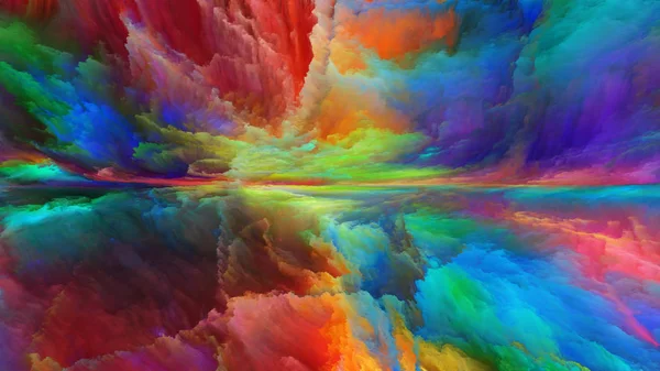Innenweltserie Hintergrund Bestehend Aus Digitalen Farben Und Geeignet Für Den — Stockfoto