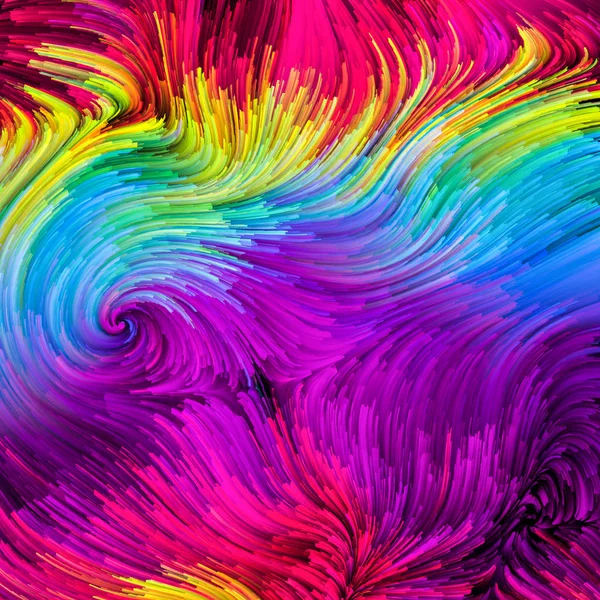 Color Motion Series Design Composed Liquid Paint Pattern Metaphor Subject — Stock Photo, Image